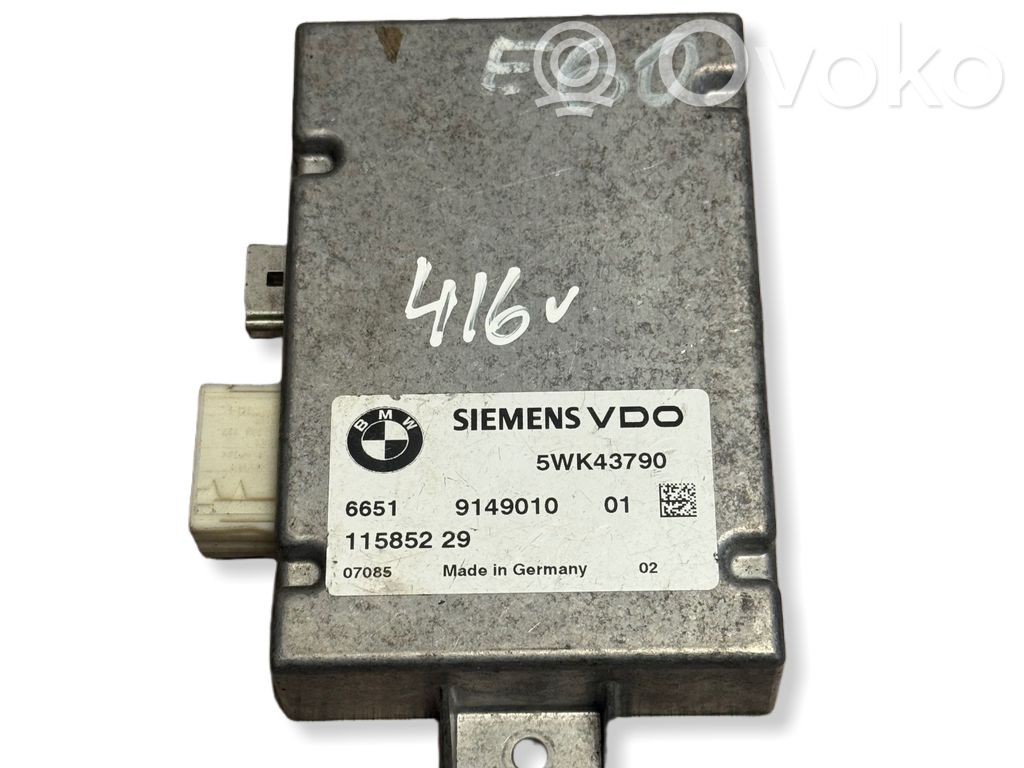BMW 5 E60 E61 Kameros valdymo blokas 