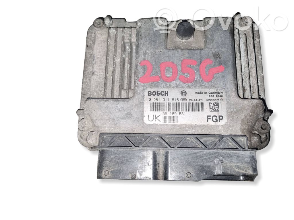 Opel Vectra C Engine control unit/module 