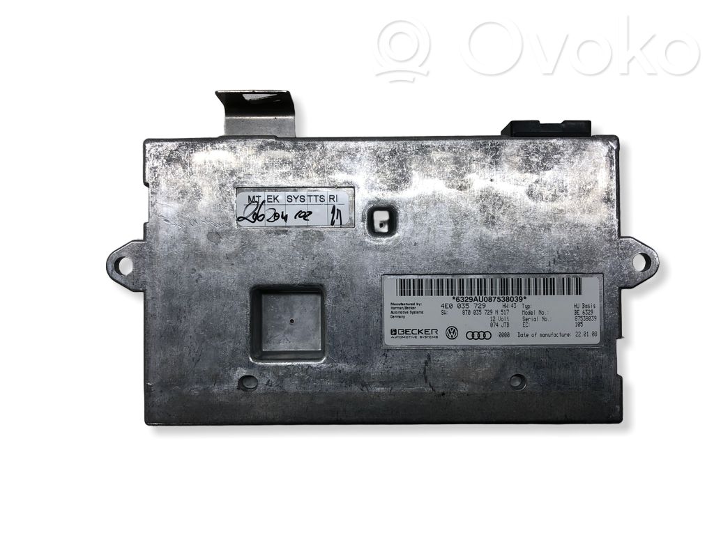 MMI control unit   4E0035729,8T0035729N