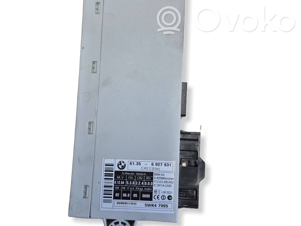 BMW 6 E63 E64 CAS control unit/module 