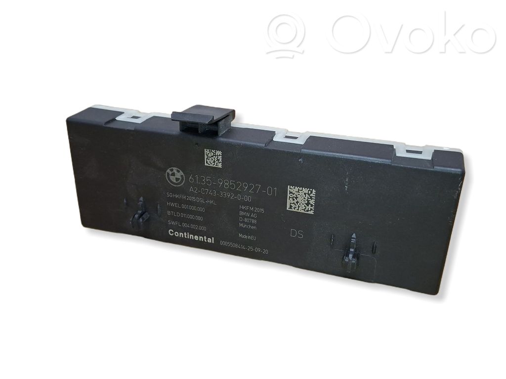 BMW 5 G30 G31 G38 Centralina/modulo portellone/bagagliaio 