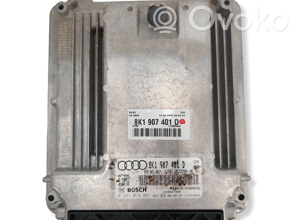 Audi A5 8T 8F Engine control unit/module 