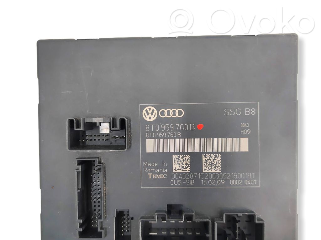 Audi A5 8T 8F Module de commande de siège 