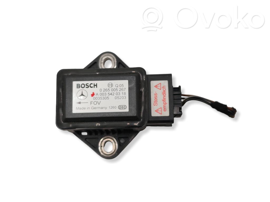 Mercedes-Benz B W245 Sensor ESP de aceleración de frecuencia del intermitente 