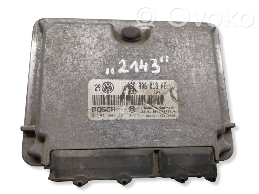 Audi A4 S4 B6 8E 8H Engine control unit/module 