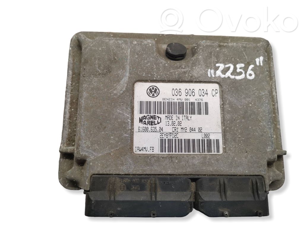 Engine control unit/module   036906034CP,2EY8TFD2C,6160063504