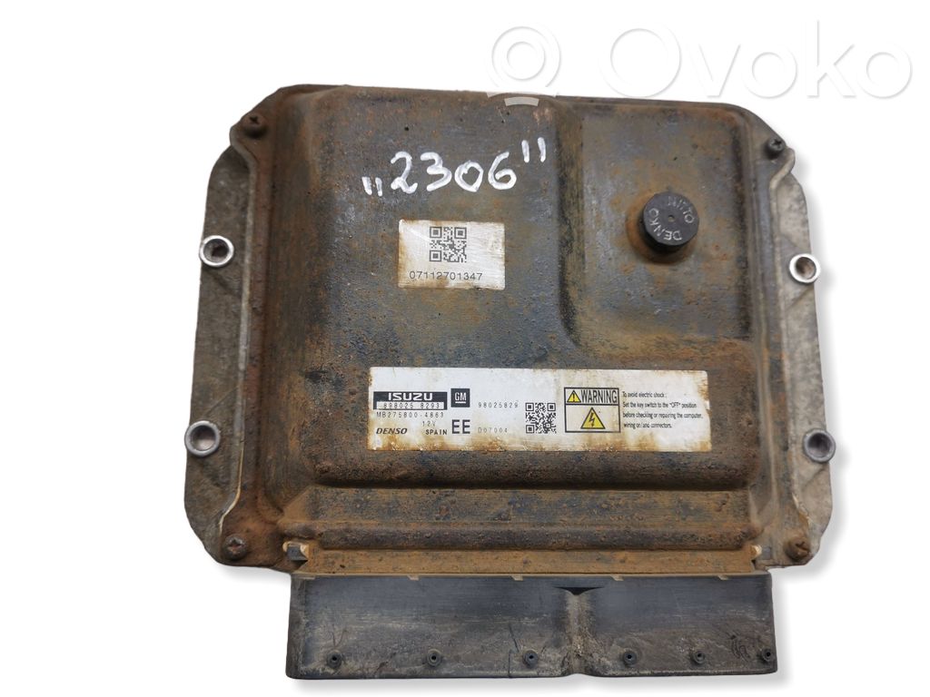 Opel Astra H Engine control unit/module 
