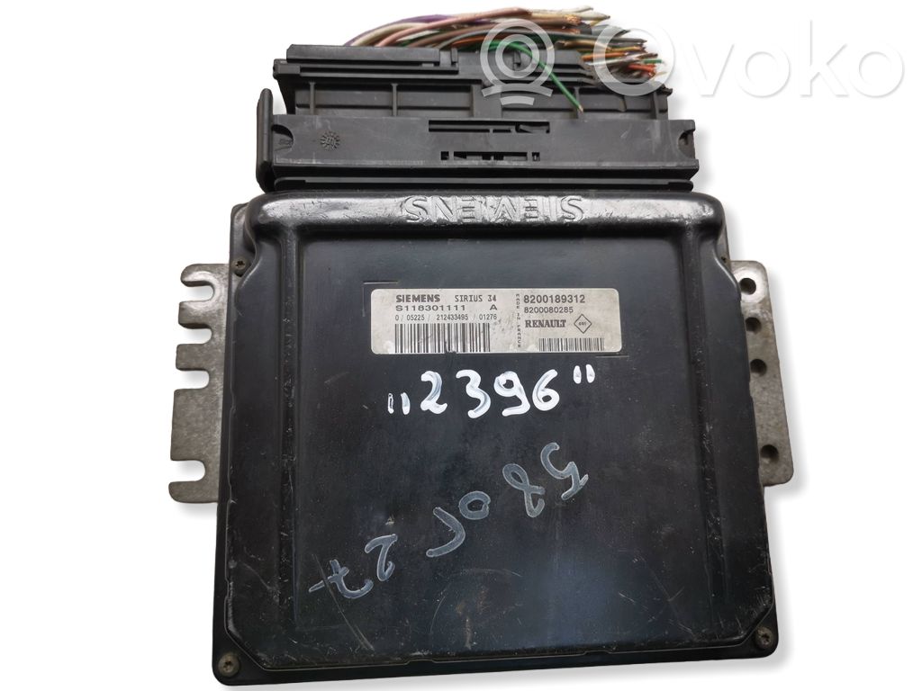 Engine control unit/module   8200189312,S118301111,8200080285