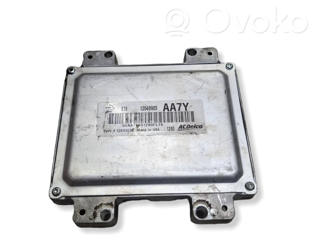 Opel Astra J Engine control unit/module 