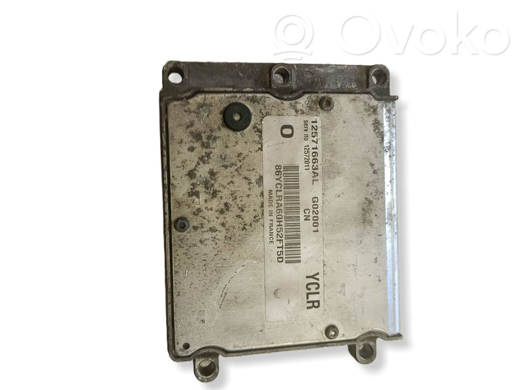 Opel Vectra C Engine control unit/module 
