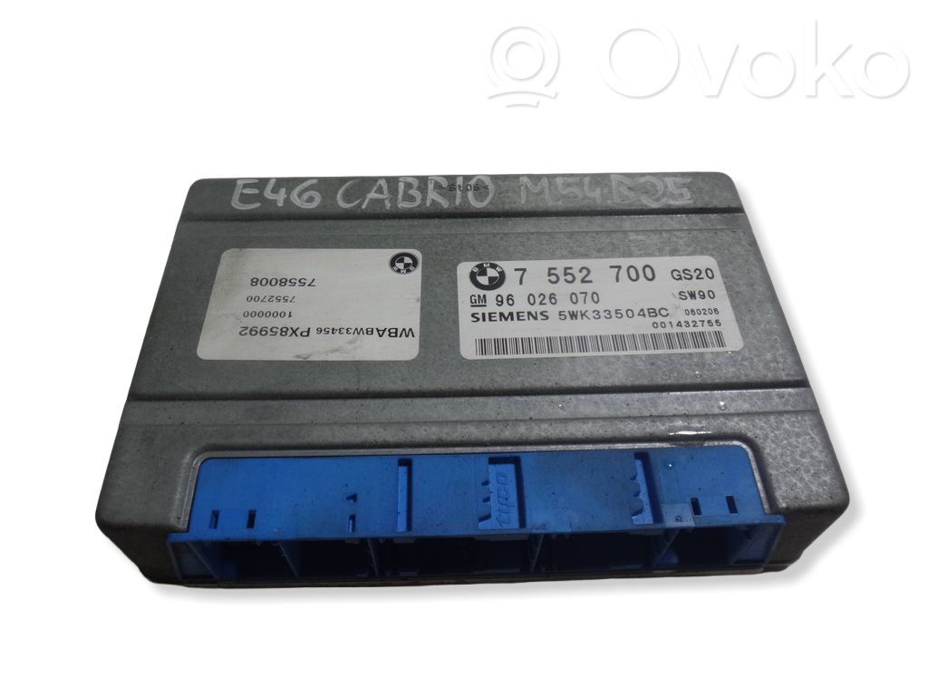 BMW X3 E83 Pārnesumkārbas vadības bloks 