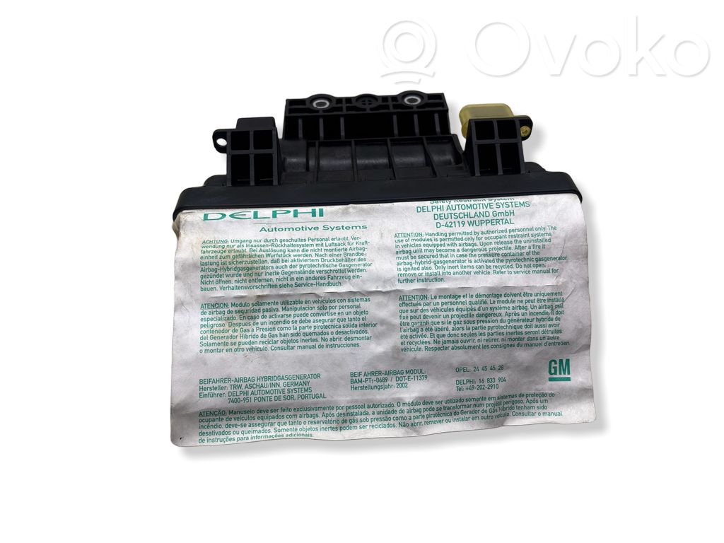 Opel Corsa C Airbag del pasajero 