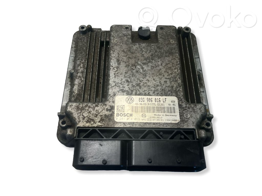 Engine control unit/module   03G906016DR,03G906016LF,0281014069