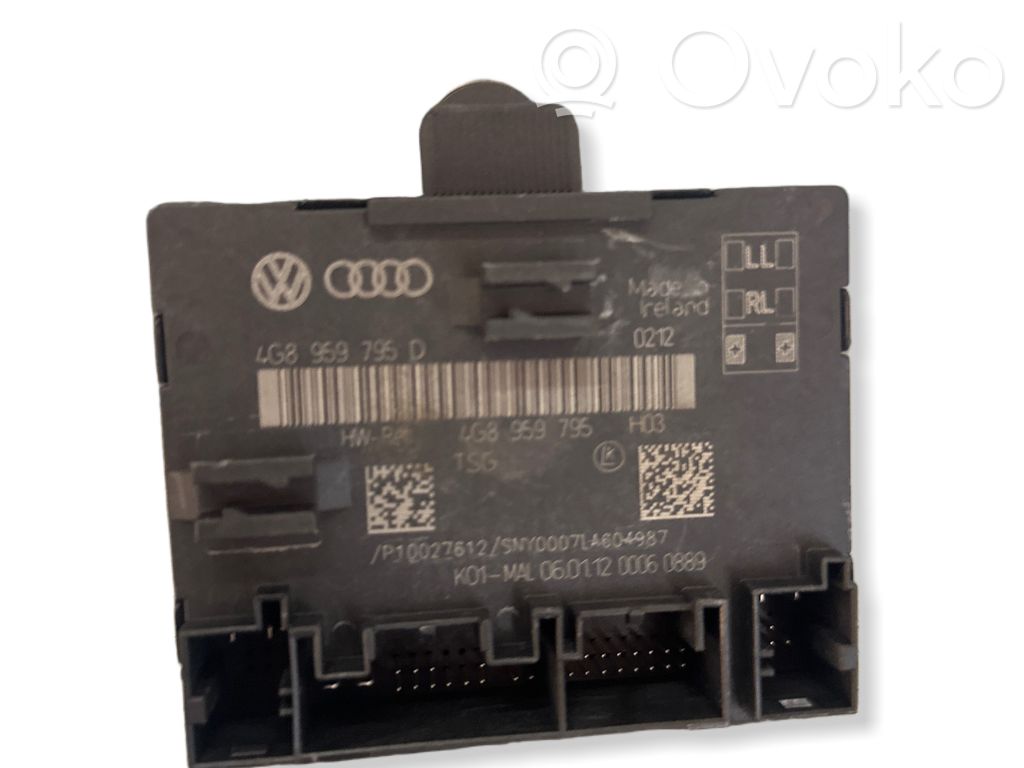 Audi A6 S6 C7 4G Door central lock control unit/module 