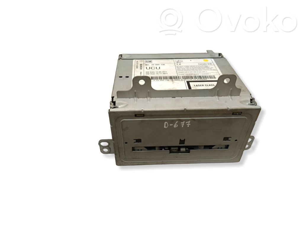 Opel Zafira C Unitate principală radio/CD/DVD/GPS 