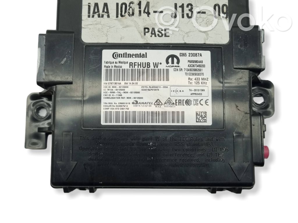 Keyless system antenna   P68509804AB,036523087A,A3C0673450200,713A5035862661