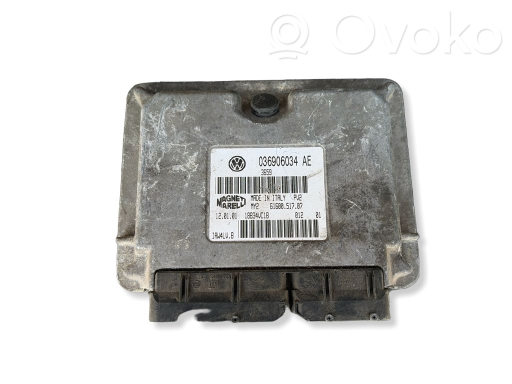 Engine control unit/module   036906034AE,18B34VC1B,6160051707