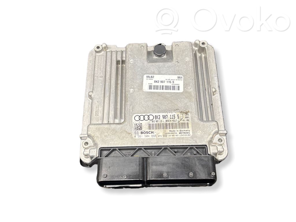 Engine control unit/module   8K2907115S,8K2907115L,0261S04865