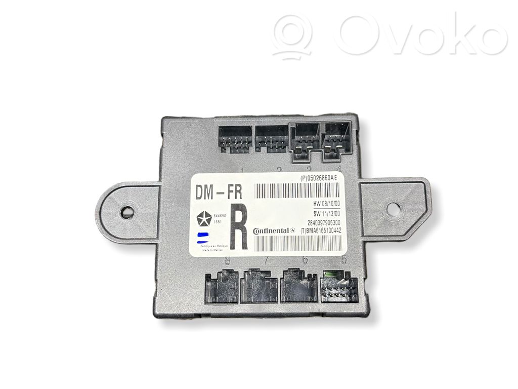 Chrysler Town & Country V Unité de commande module de porte 