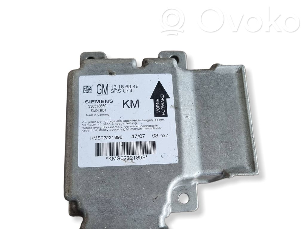 Airbag control unit/module   13186948,330518650,5WK43654