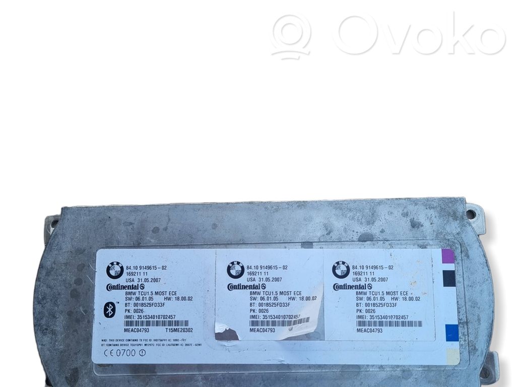 BMW 3 E92 E93 Bluetooth control unit module 