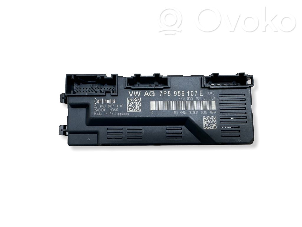 Unité de commande / module de hayon   7P5959107E,7P5959107E