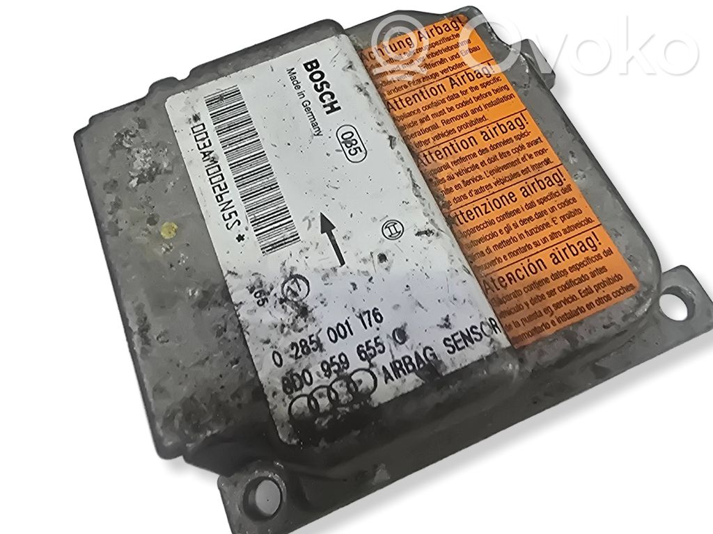 Audi A4 S4 B5 8D Module de contrôle airbag 