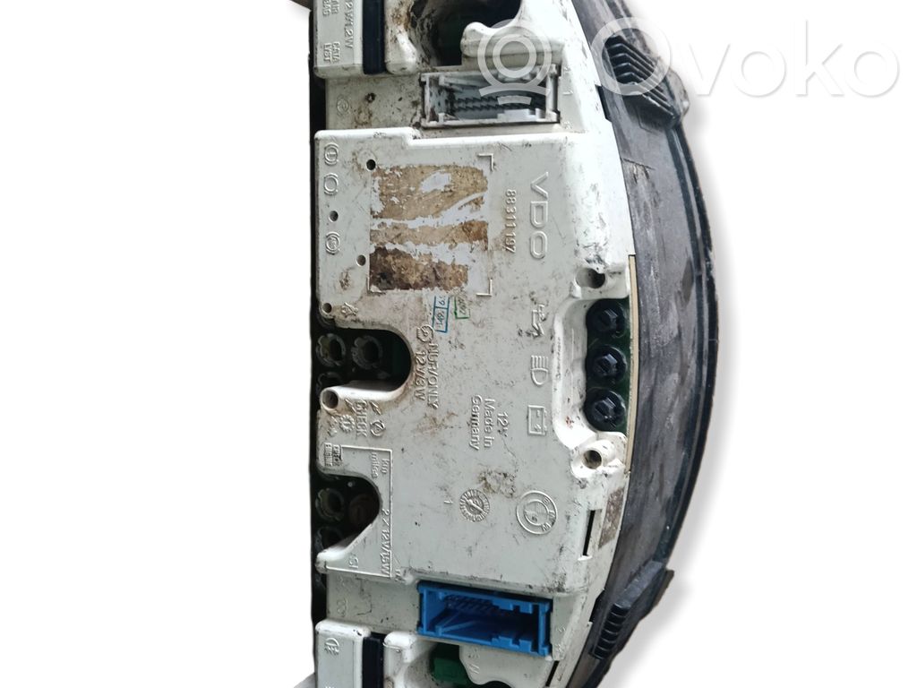 Geschwindigkeitsmesser Cockpit