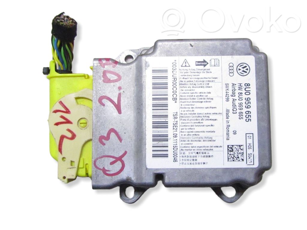 Audi Q3 8U Airbag control unit/module 