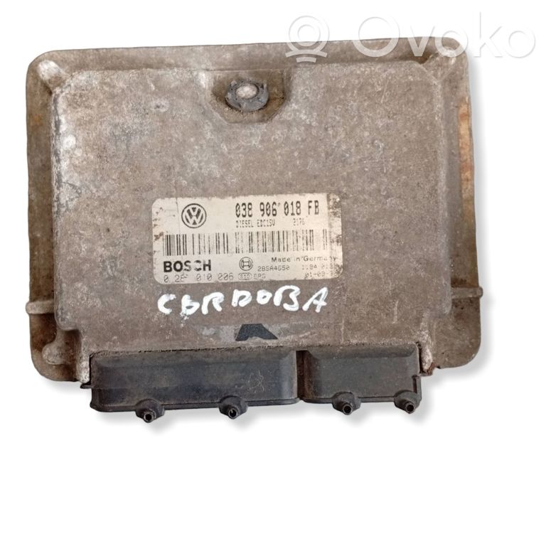 Seat Cordoba (6K) Engine control unit/module 