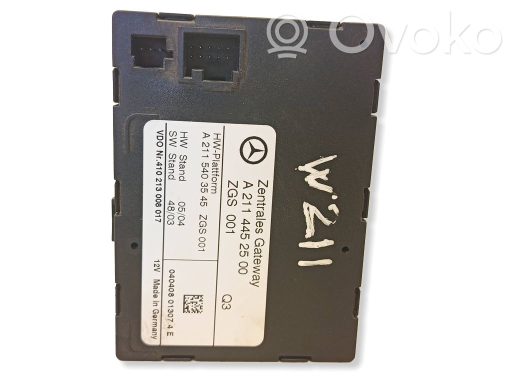 Módulo de control Gateway   A2114452500,A2115403545,410213008017