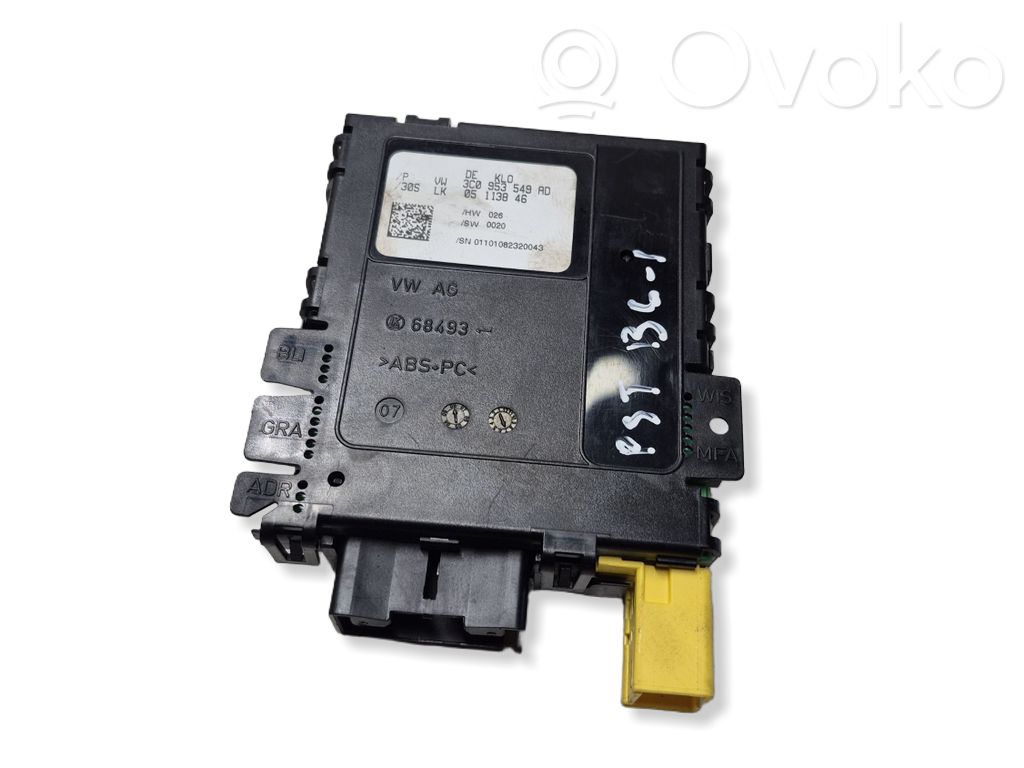 Volkswagen PASSAT B6 Steering angle sensor 