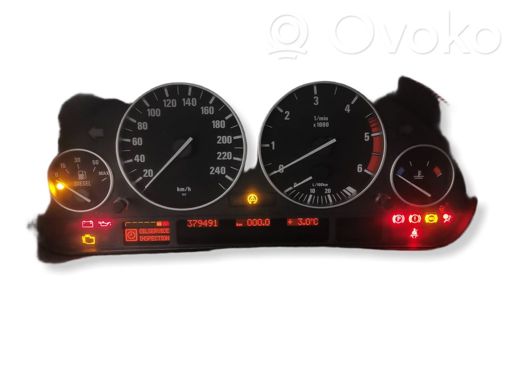 BMW 5 E39 Speedometer (instrument cluster) 