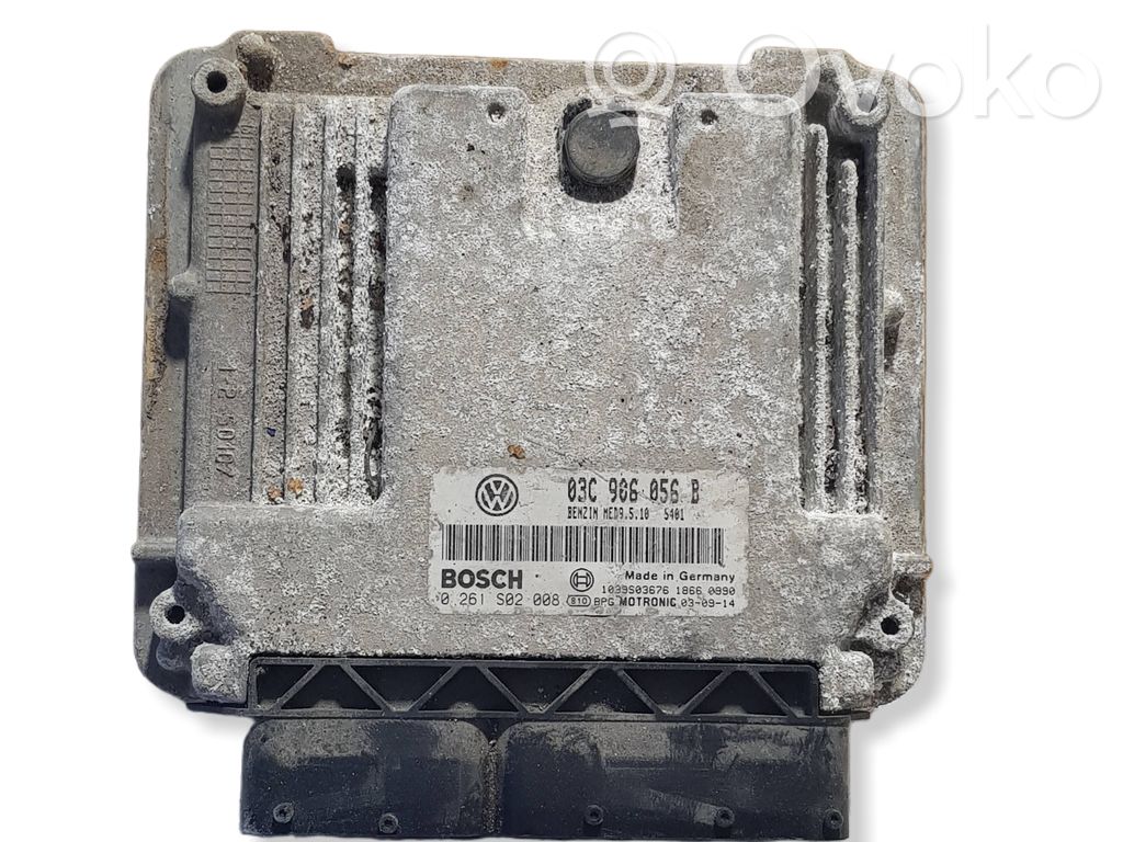 Engine control unit/module   03C906056B,1039S03676,0261S02008