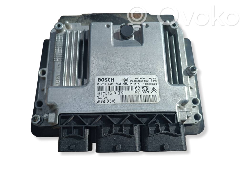 Engine control unit/module   9663193780,9666104280,0261S04690
