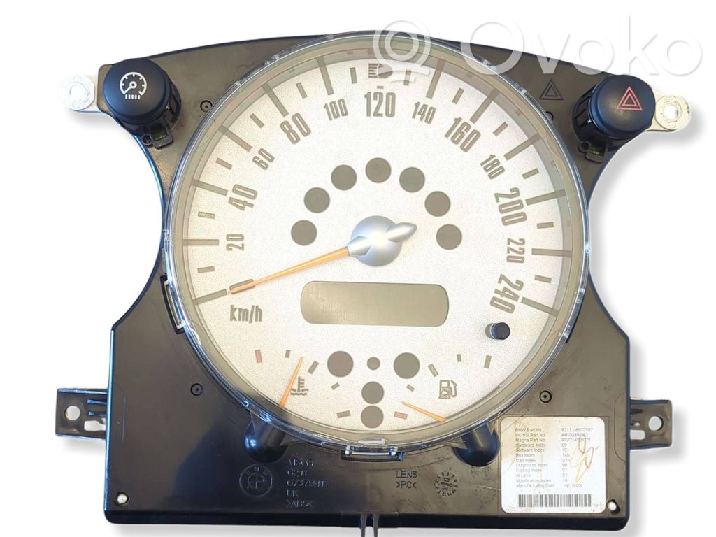 Mini One - Cooper R50 - 53 Nopeusmittari (mittaristo) 
