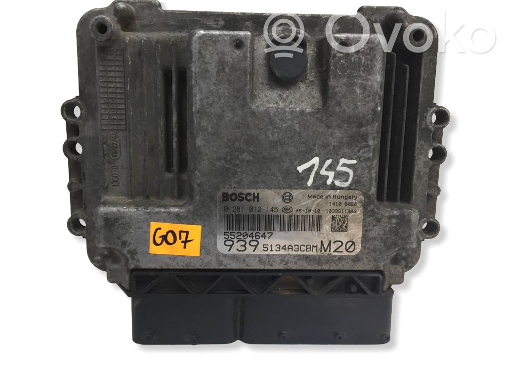 Engine control unit/module   0281012145,5134A3CBM,55204647