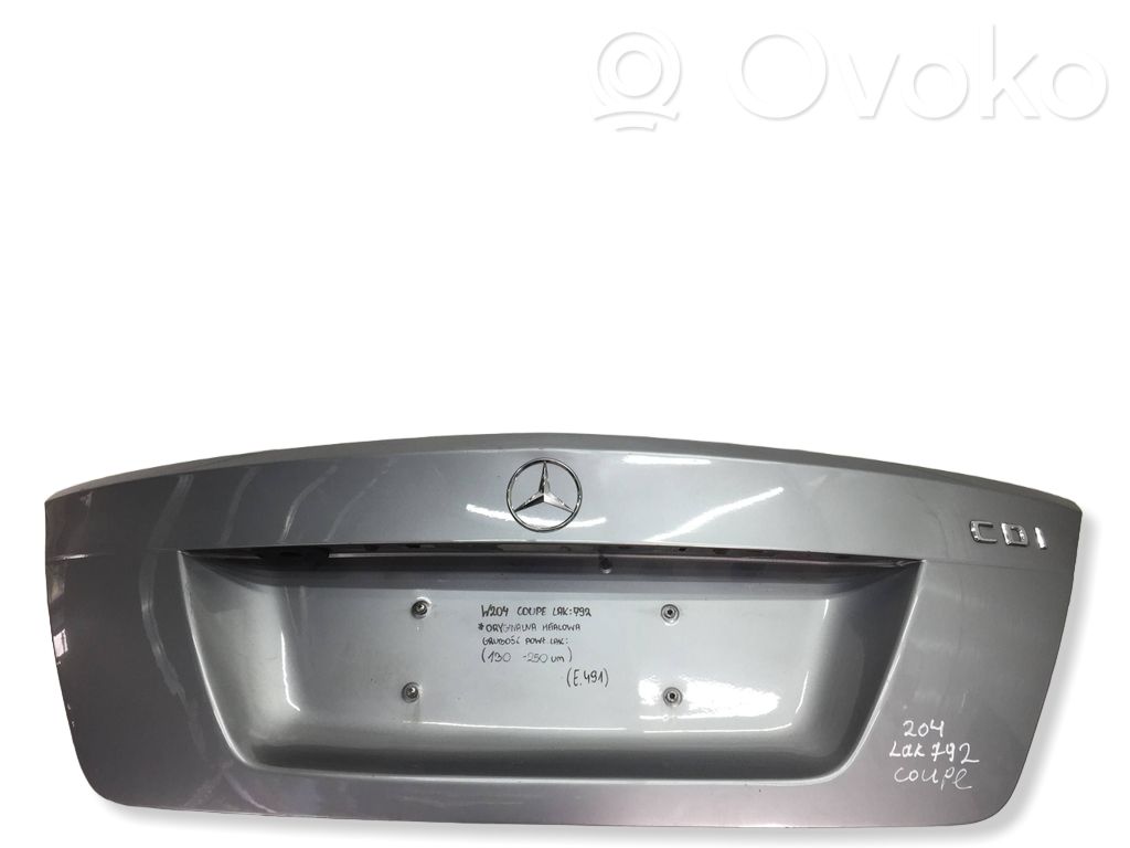 Mercedes-Benz C W204 Tylna klapa bagażnika 