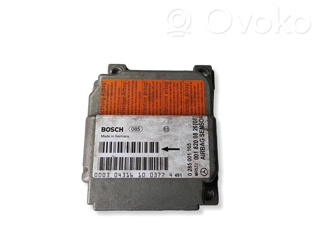 Airbag control unit/module   085001165,0018200826