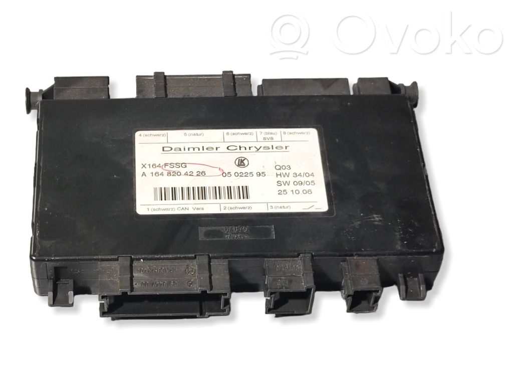 Mercedes-Benz GL X164 Module de commande de siège 