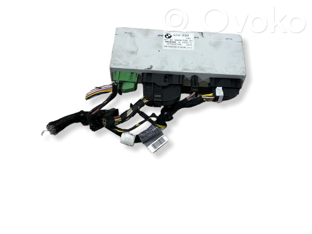 BMW 3 E92 E93 Sunroof control unit/module 