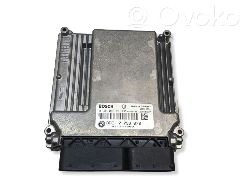 BMW 5 E60 E61 Engine control unit/module 