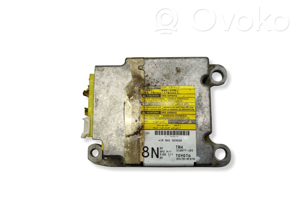 Toyota Corolla Verso AR10 Airbag control unit/module 