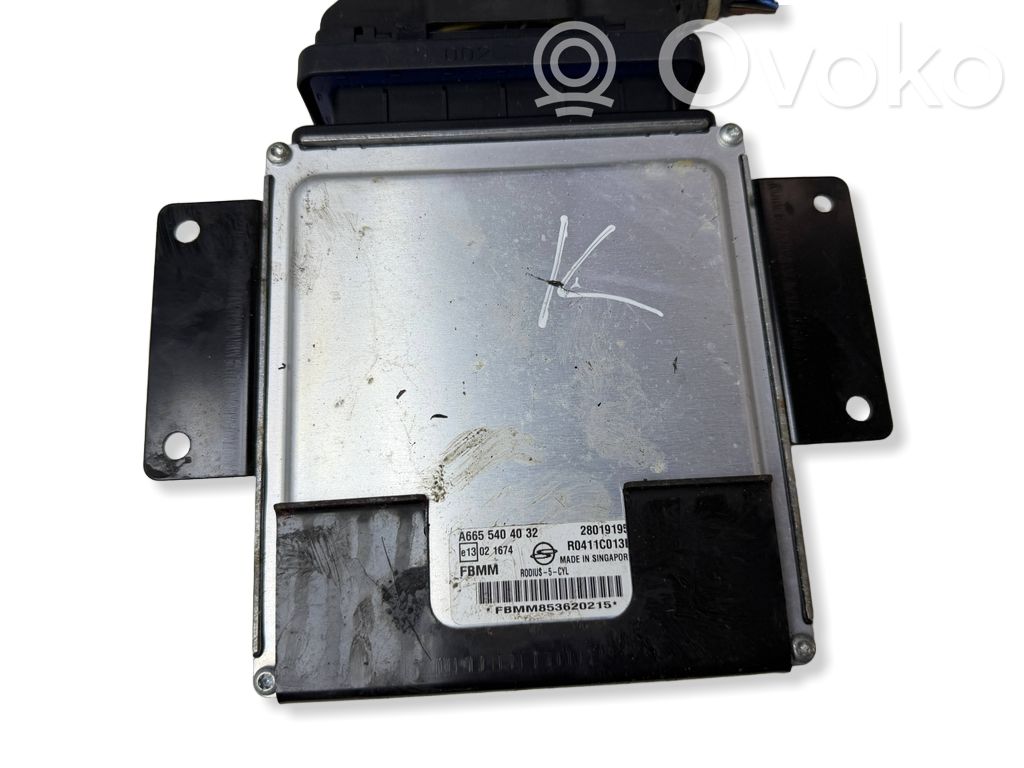 Engine control unit/module   A6655404032,R0411C013E,28019195