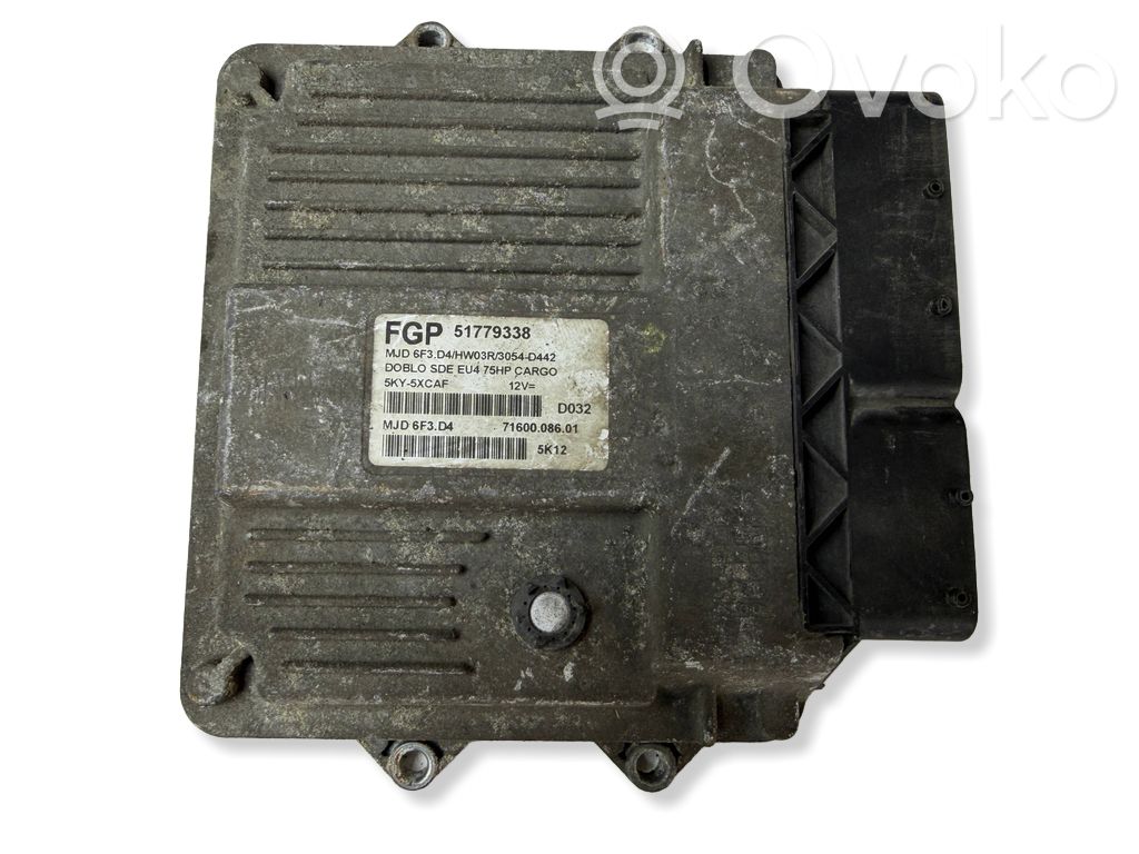 Engine control unit/module   51779338,5KY5XCAF,7160008601