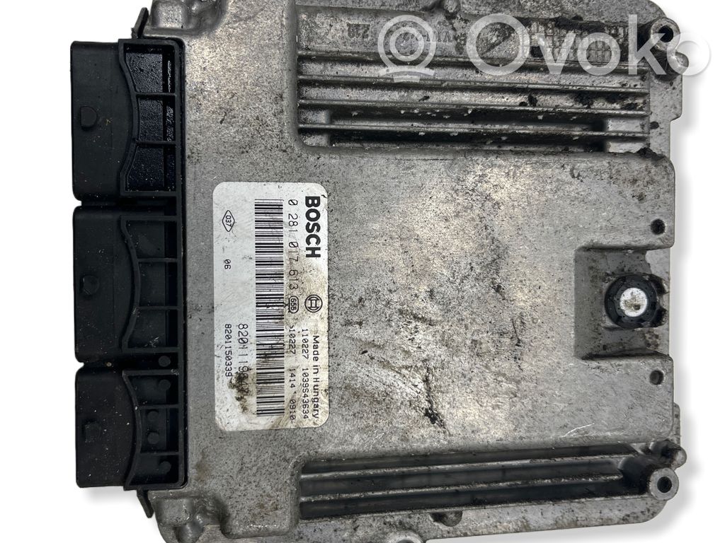 Engine control unit/module   8101761360,8201150339,8201119647,0281017613,1039S43634