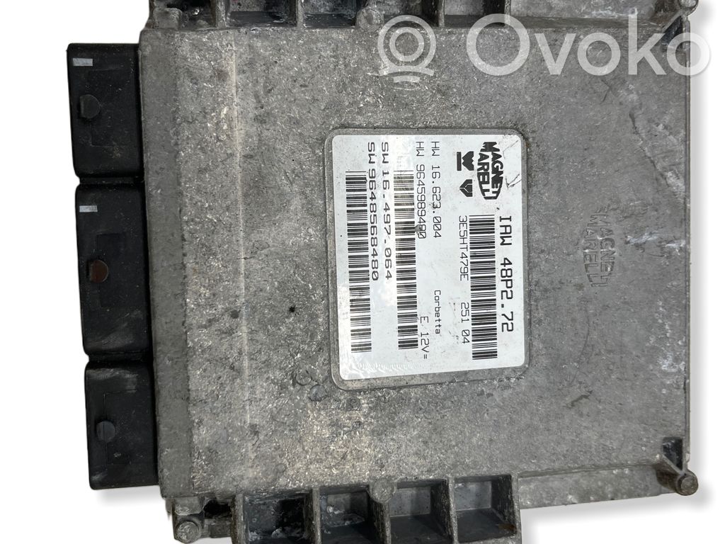 Engine control unit/module   IAW48P272,16623004,9648568480,9645989480