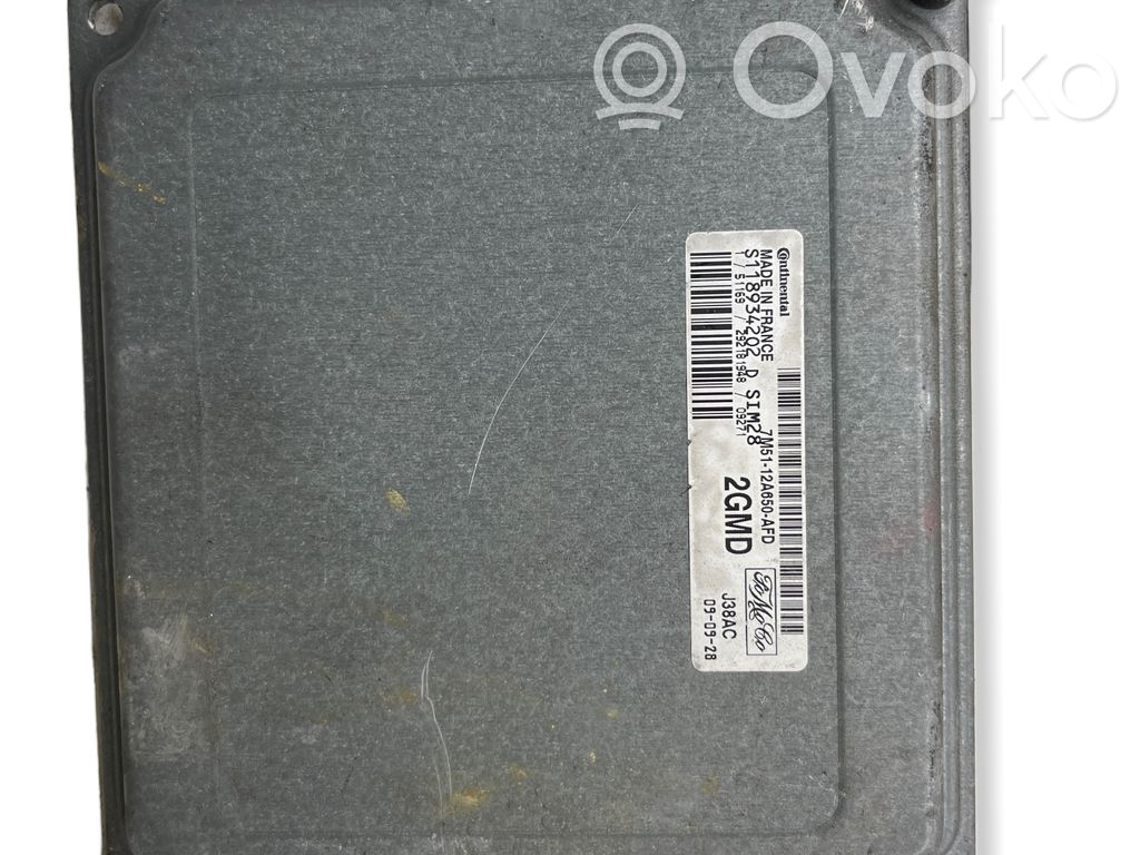 Engine control unit/module   7M5112A650AFD,S118934202D,2GMD,J38AC