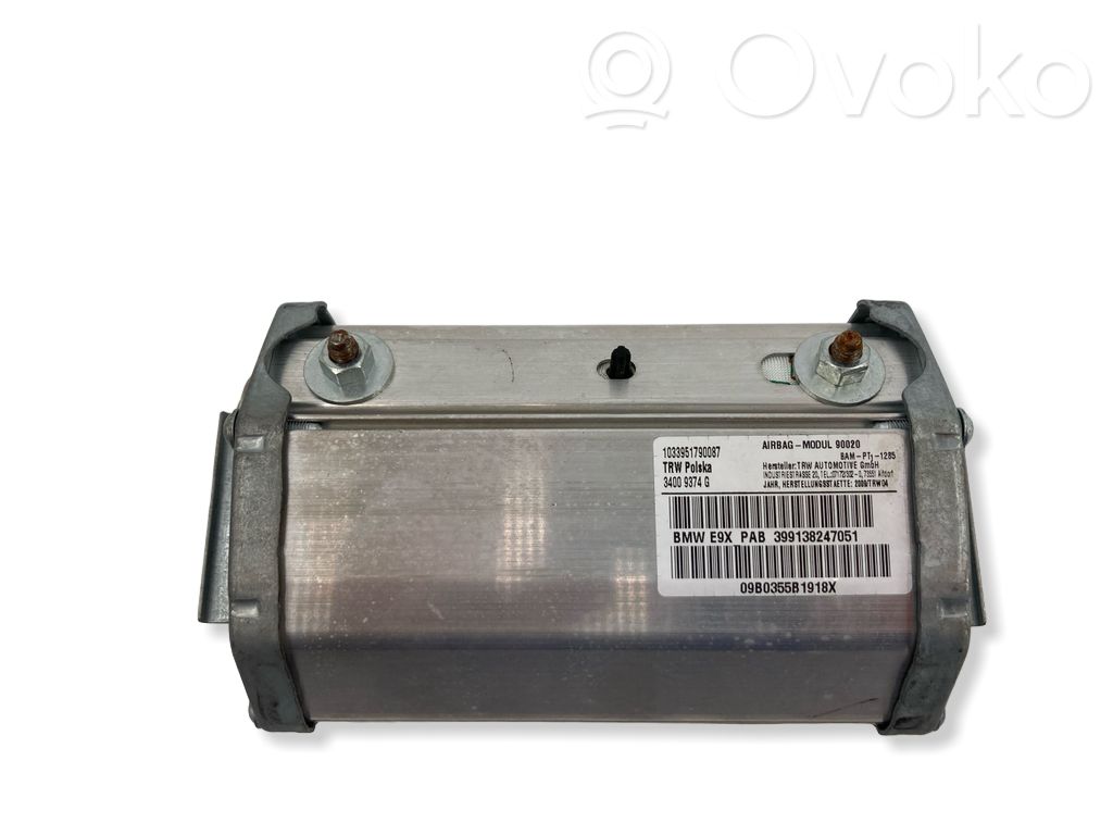 Poduszka powietrzna Airbag pasażera   399138247051,34009374G,09B0355B1918X,1033951790087