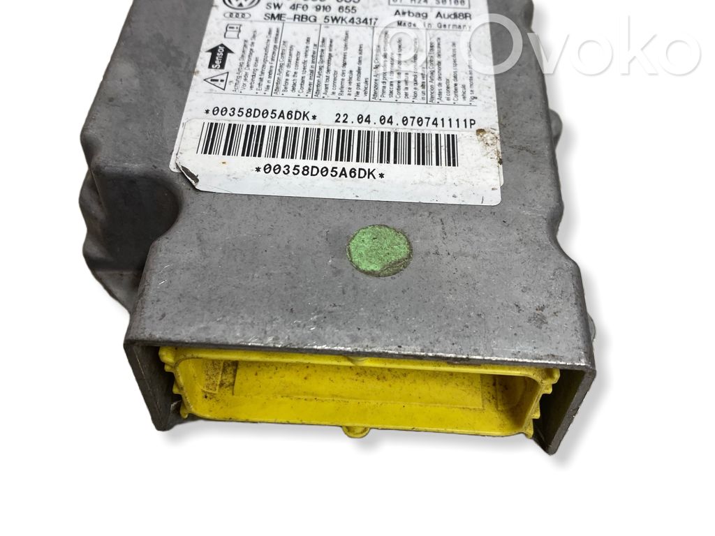 Airbagsteuergerät   4E0959655,07H24S0100,00358D05A6DK,4F0910655